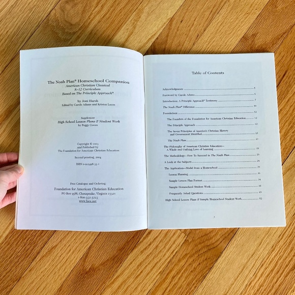 The Noah Homeschool Companion, American Christian Classical K-12 Curriculum book - Picture 4 of 6